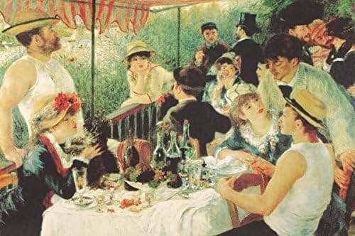 Buyartforless The Oarsmens Breakfast by Pierre-Auguste Renoir 24x36 Art Print Poster