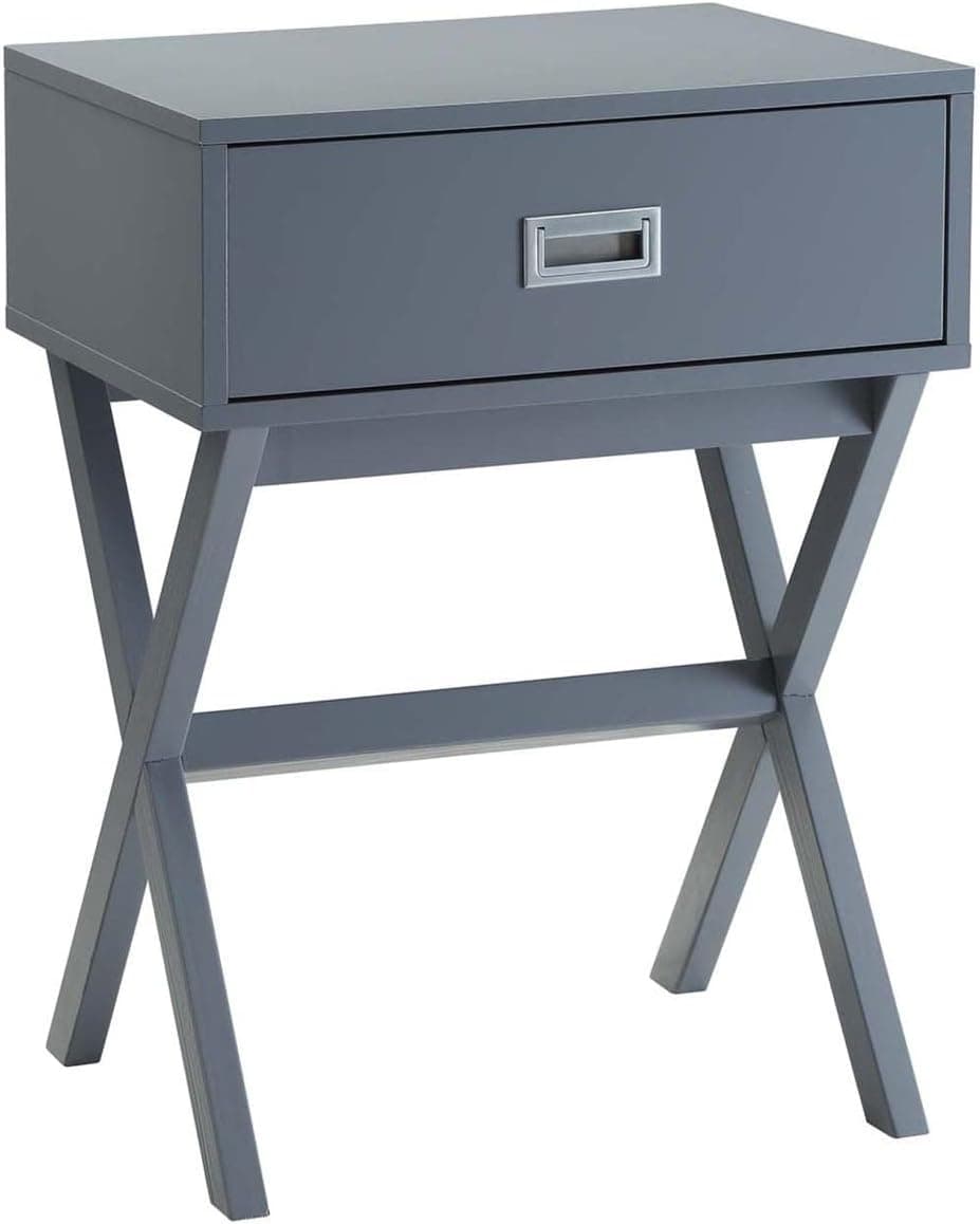 Convenience Concepts Designs 2 Go Landon End Table, Gray