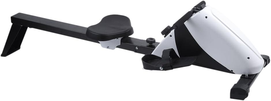 Homgrace Magnetic Folding Rowing Machine Rower Exercise Cardio Fitness Equipment w/LCD Monitor