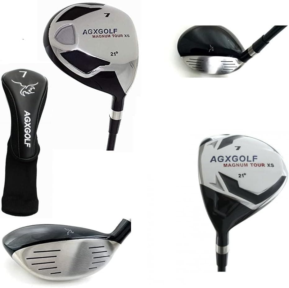 AGXGOLF Men's Magnum #7 Utility Fairway Wood wGraphite Shaft: Choose Length & Flex: Free Head Cover USA Bilt