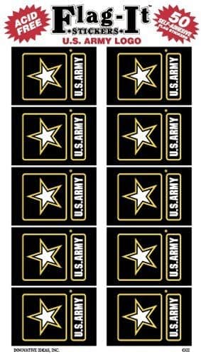 Army Logo flag stickers for home or school