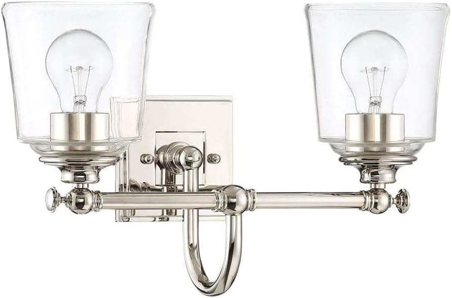 Miseno ML5585VL-PC Miseno ML5585VL Waveland 2 Light 17" Wide Bathroom Vanity Light