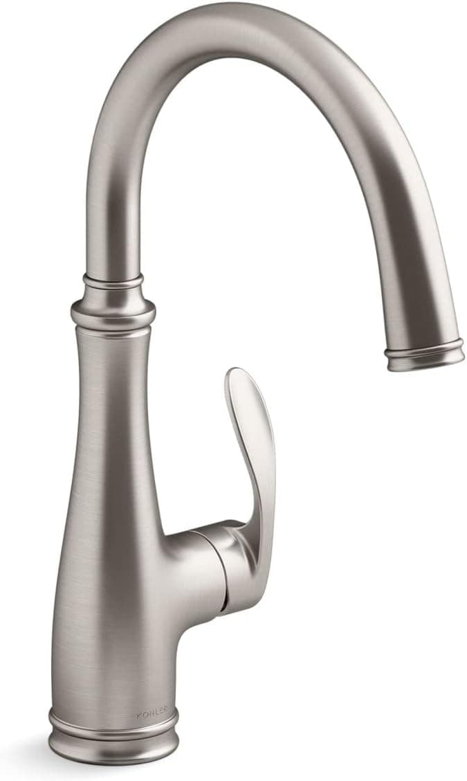 Kohler 29107-VS Bellera Bar Sink Faucet, Vibrant Stainless