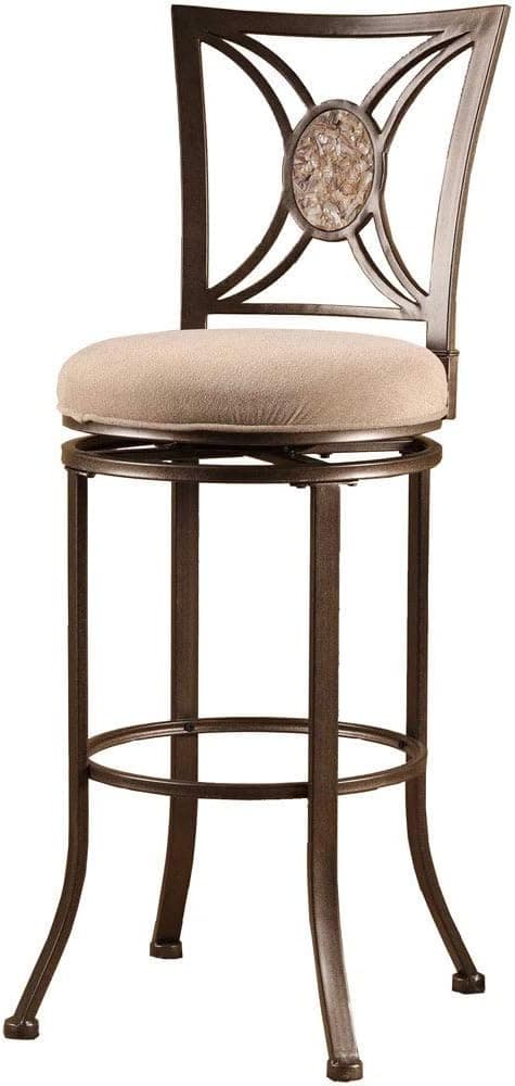Hillsdale Rowan 30" Swivel Bar Stool with Cushion