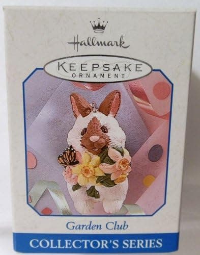 Hallmark Keepsake Spring Ornament Bunny Garden Club 1998