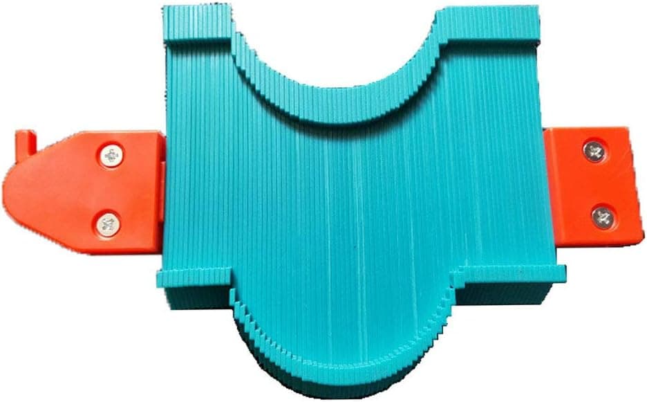 Contour Profile Gauge Duplicator with Locking Mechanism, SellyOak 5 Inch Outline Gauge Shape Duplicator, Woodworking Instant Tracing Template Measuring Tool for Perfect Fit and Easy Cutting