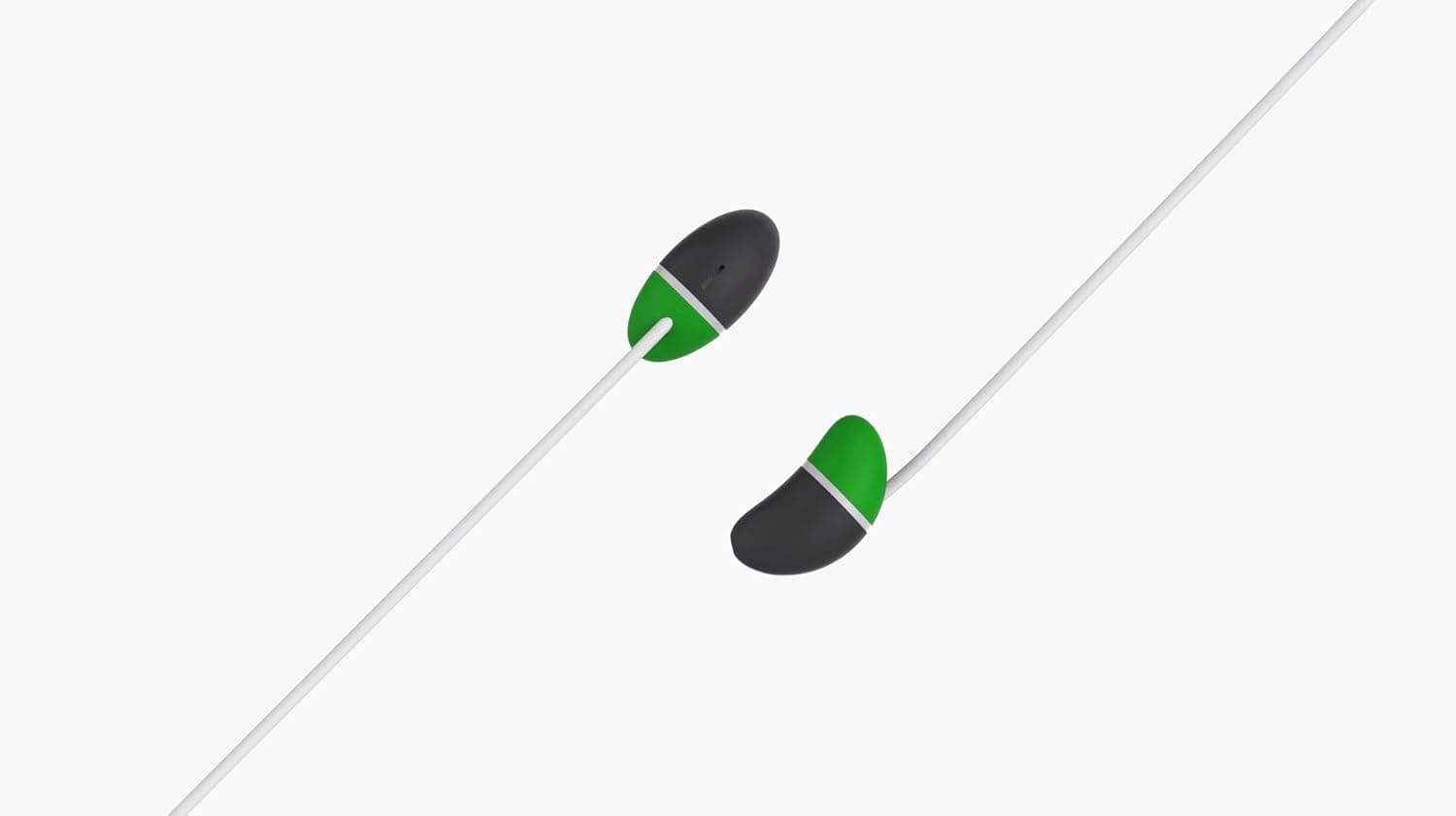 Allocacoc earBeans headhpone 10468BN/EBNAUX Lightest Comfort Earphones (Green)