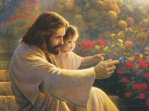 Precious In His Sight by Greg Olsen Religious Jesus Print Poster 17x13