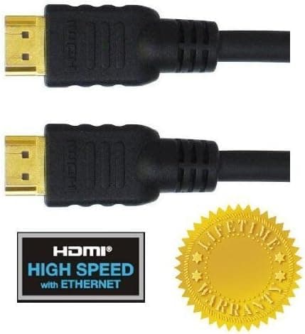 PTC 25 ft Premium Gold Series HDMI Cable with Ethernet - Supports 3D, 4K, 1080p, 1440p