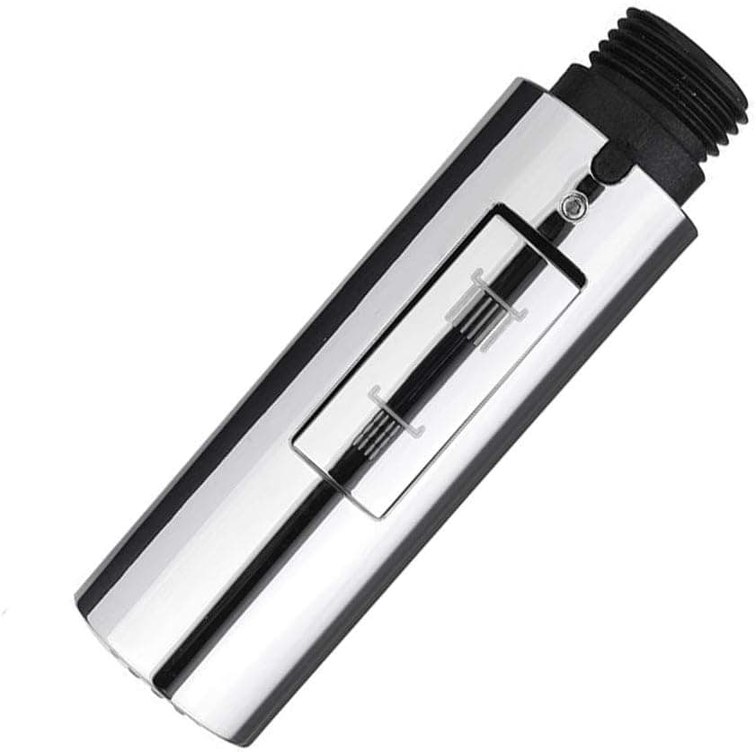 Kitchen Sink Faucet Replacement Head,Glo-shine Pull-Out Sink Faucet Spray Head Nozzle Kitchen Replacement Part,Regalmix 3-Function G1/2 Connection,Plating (Size-C, Plating)