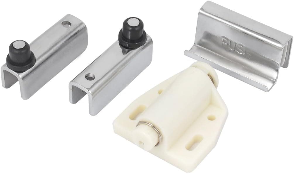 uxcell Cupboard Showcase Glass Door Single Head Magnetic Push Catch Latch