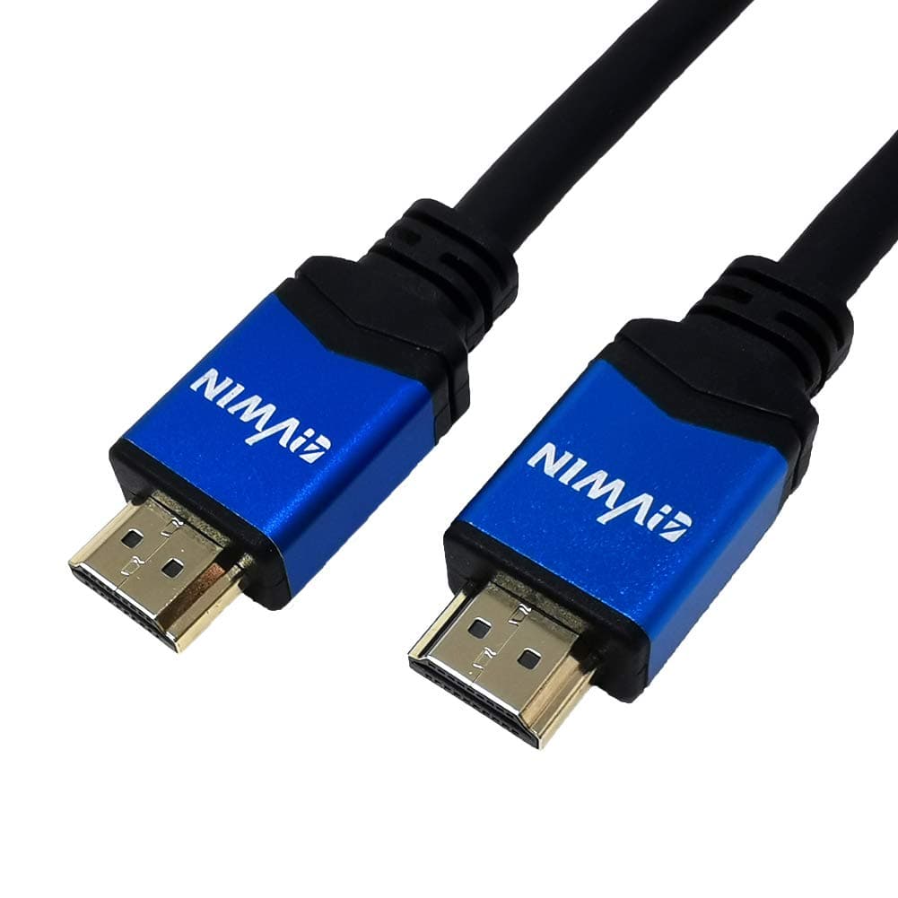 4VWIN High Speed HDMI Cable up to 8K 120Hz 48Gbps Resolution with HDR Support Backwords Compatible with Old Version HDMI 6 Feet (2m HDMI Cable)