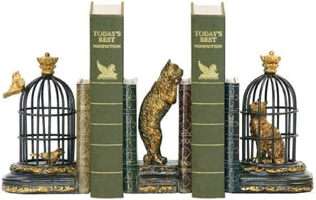 Sterling Trading Places Bookend Trio