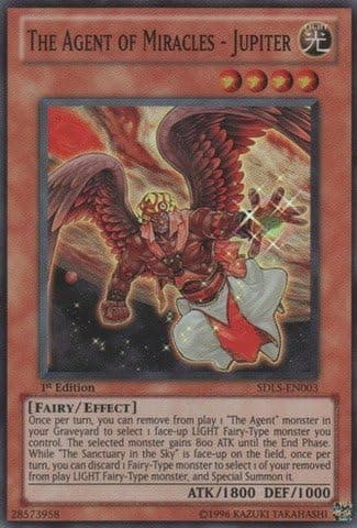Yu-Gi-Oh! - The Agent of Miracles - Jupiter (SDLS-EN003) - Structure Deck: Lost Sanctuary - 1st Edition - Super Rare