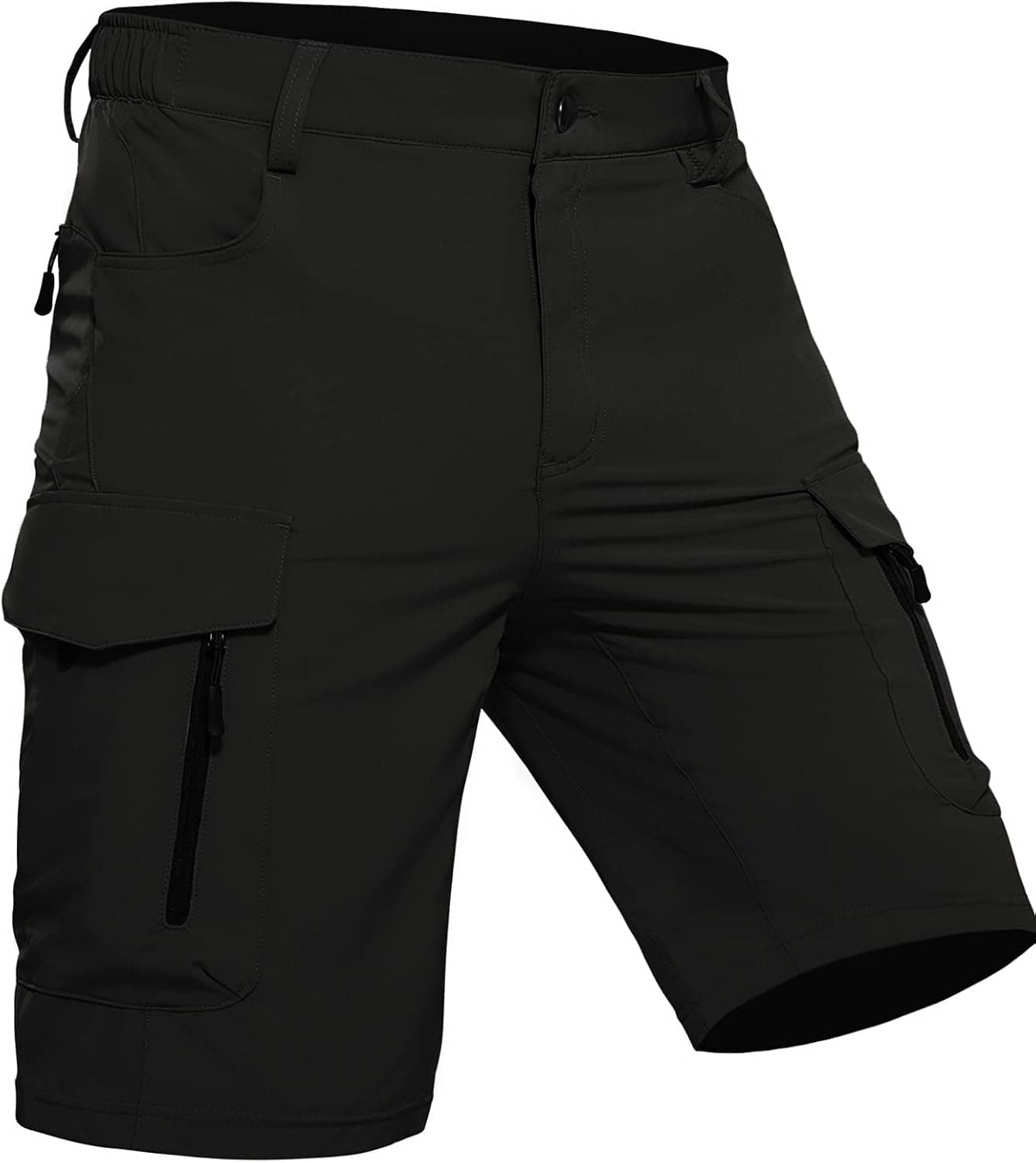 Wespornow Men's-Hiking-Shorts Tactical Shorts Lightweight-Quick-Dry-Outdoor-Cargo-Casual-Shorts for Hiking (Deep Navy, Medium)