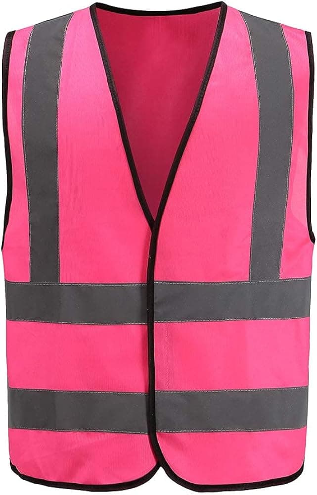 AYKRM 12 colour High visibility viz vest hi vis viz reflective safety vests for men (XS-8XL)…