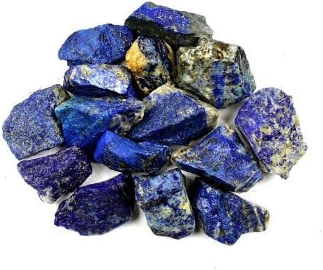 Crystal Allies Materials: 1/2lb Bulk Rough Lapis Lazuli Stones from Afghanistan - Large 1"
