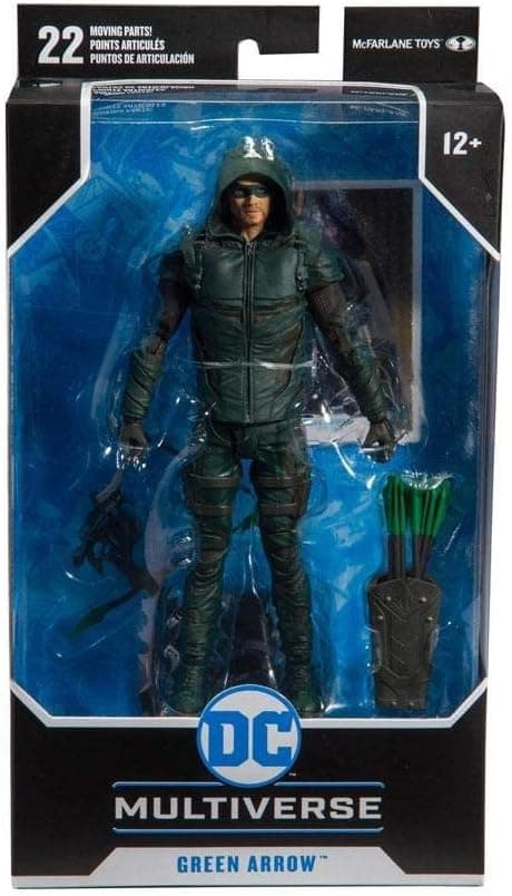 McFarlane Toys DC Multiverse Green Arrow: Arrow Action Figure, Multicolor, Model: