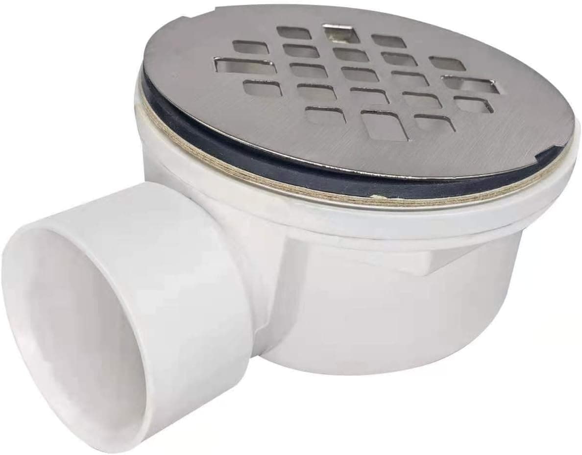 BlueVue 1.5" Side Outlet Drain Assembly (Brushed Nickel)