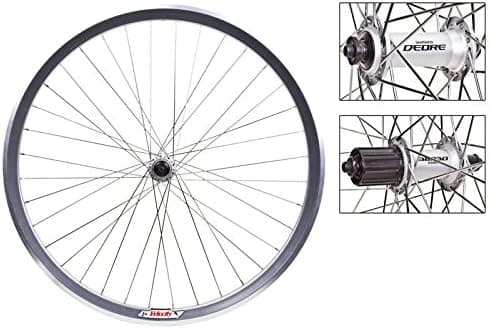Wheel Master Velocity Chukker Wheel Set - 700c x 35, 9-Speed, 36H, QR, Silver NMSW