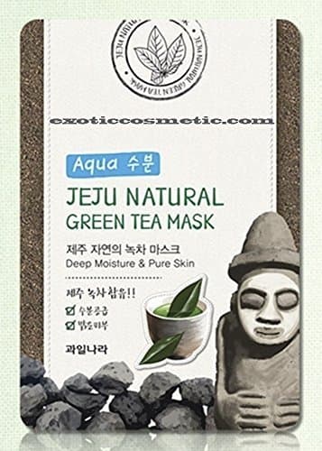WELCOS Jeju Natural Facial Mask(10ea) (Green Tea)