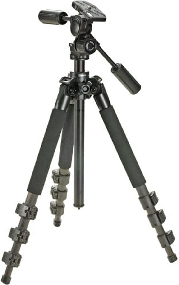Velbon El Carmagne 540 Carbon Fiber Tripod with Pan Head and Case