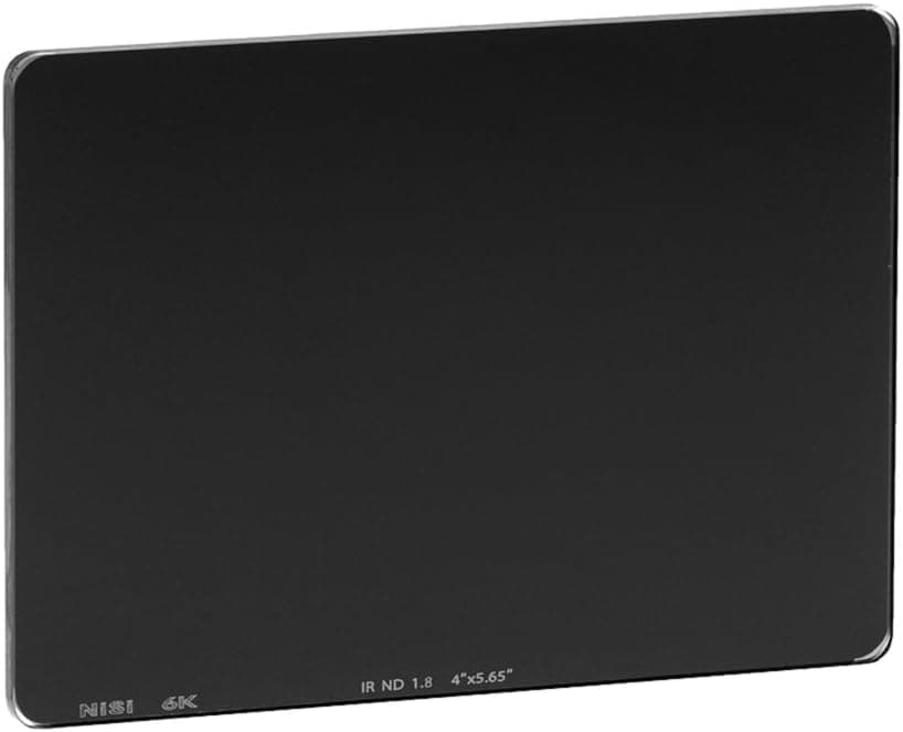 NiSi Nano IR ND 1.8 4x5.65 - Nano Infrared Neutral Density 1.8 Filter - 4 x 5.65 (Black)