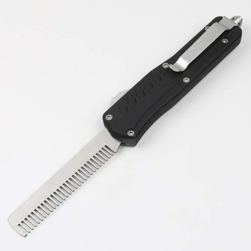 OTF Double Action Safety Comb Styling Accessories tool Auto Front Out & Back Hair Comb. Automatic Comb, Swtich Blade Comb