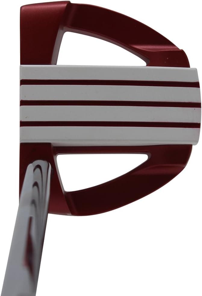 Bionik 701 Red Golf Putter Right Handed Mallet Style with Alignment Line Up Hand Tool 35 Inches Senior Men's Perfect for Lining up Your Putts