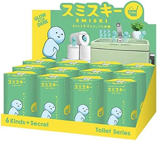 Dreams Smiski Glow in The Dark Figure, Toilet Series, Random Style, 1 Pack