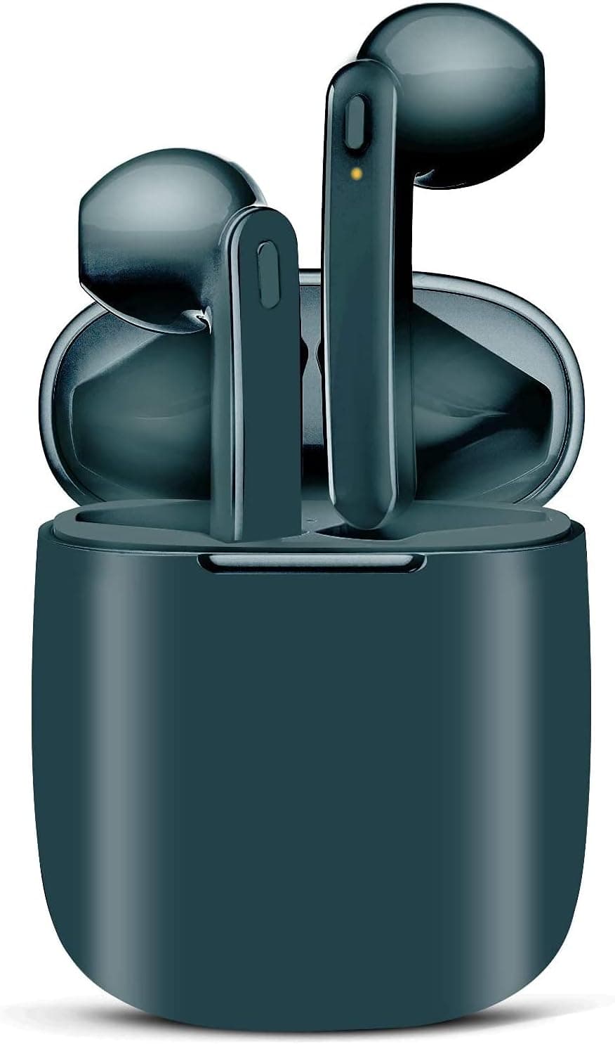 Hntmao True Wireless Earbuds, IPX6 Waterprof Bluetoth Earbuds, 30H Cyclic Playtime Headphones with Charging Case and mic for iPhone Android, in-Ear Stereo Earphones Headset for Sport Green