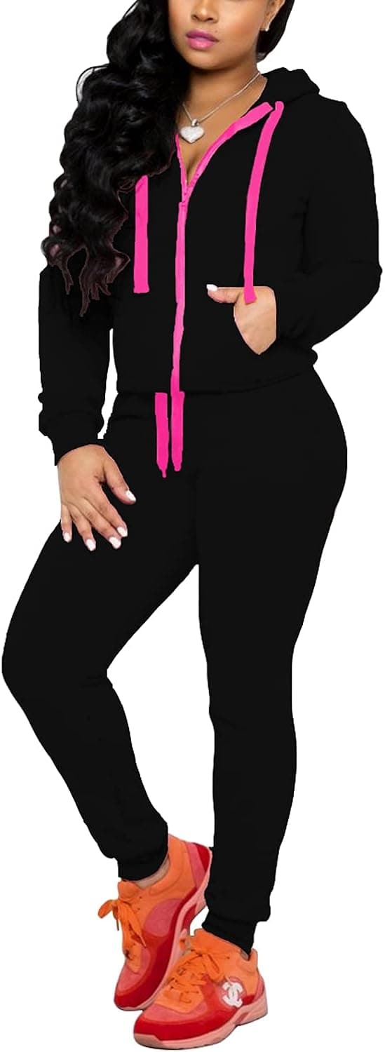 Nimsruc Two Piece Outfits For Women Jogging Suits