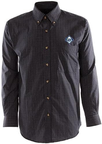 MLB Men's Tampa Bay Rays Esteem Long Sleeve Woven Shirt