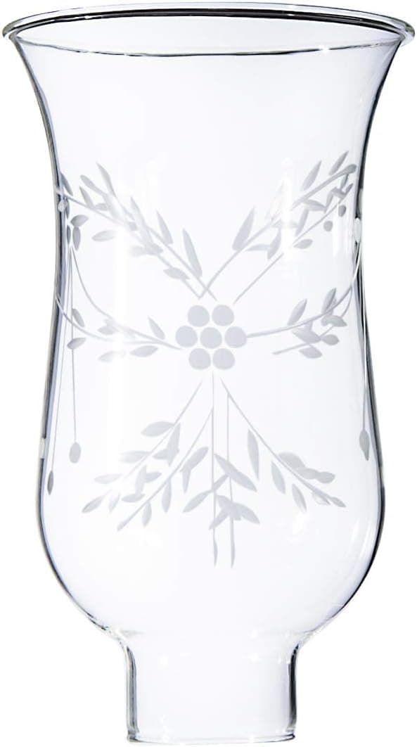 B&P Lamp 1 5/8 Inch by 6 1/2 Inch Cut Flower Hurricane Shade