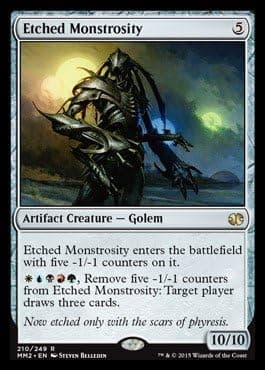Magic The Gathering - Etched Monstrosity (210/249) - Modern Masters 2015