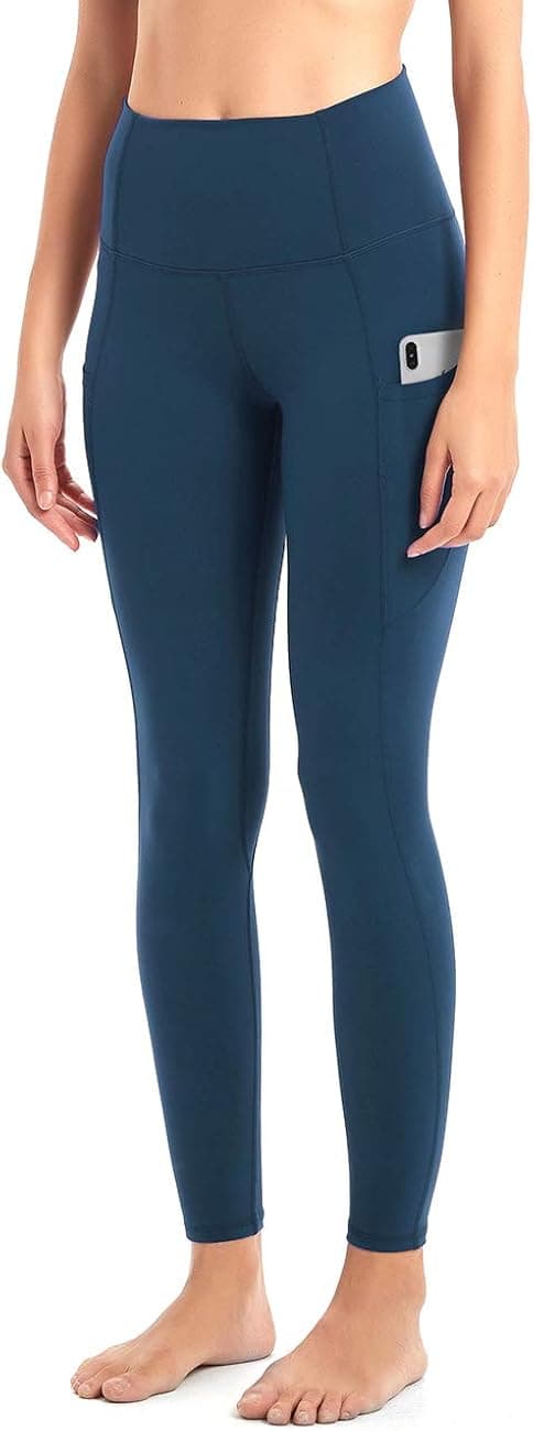 VUTRU High Waist Yoga Leggings for Women with Pockets Workout Pants Tummy Control Non-See Through 4 Way Stretch