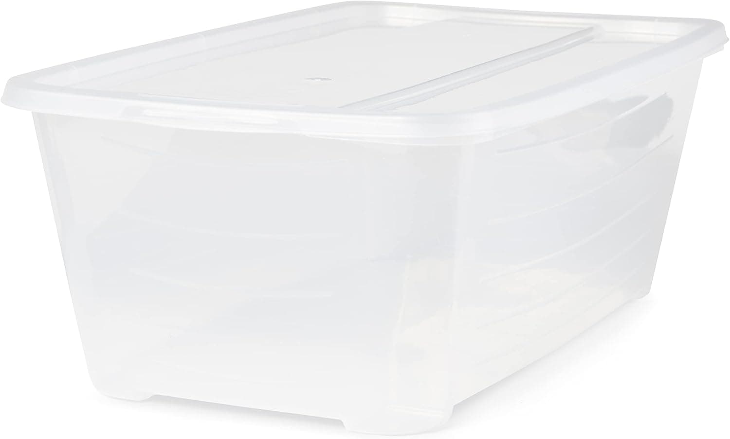 Life Story SHBS 5.5 Quart Rectangular Clear Plastic Protective Storage Shoe Box (12 Pack)