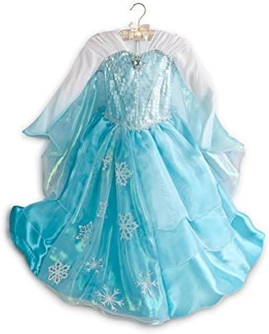 Disney Store Frozen Elsa Deluxe Costume Medium 7/8