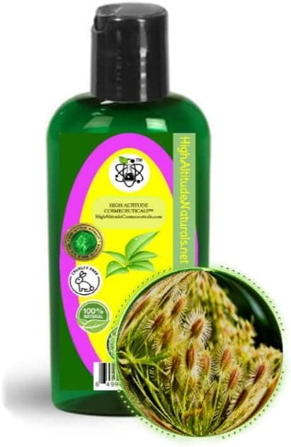 2oz (60ml) Carrot Seed Oil (Daucus carota) for Skin, Face Oil, Virgin, Unrefined, Cold-Pressed for Skin Anti-Ageing, Moisturizing, Nourishing, Antioxidant, Mature Skin, Wrinkles, Fine Lines