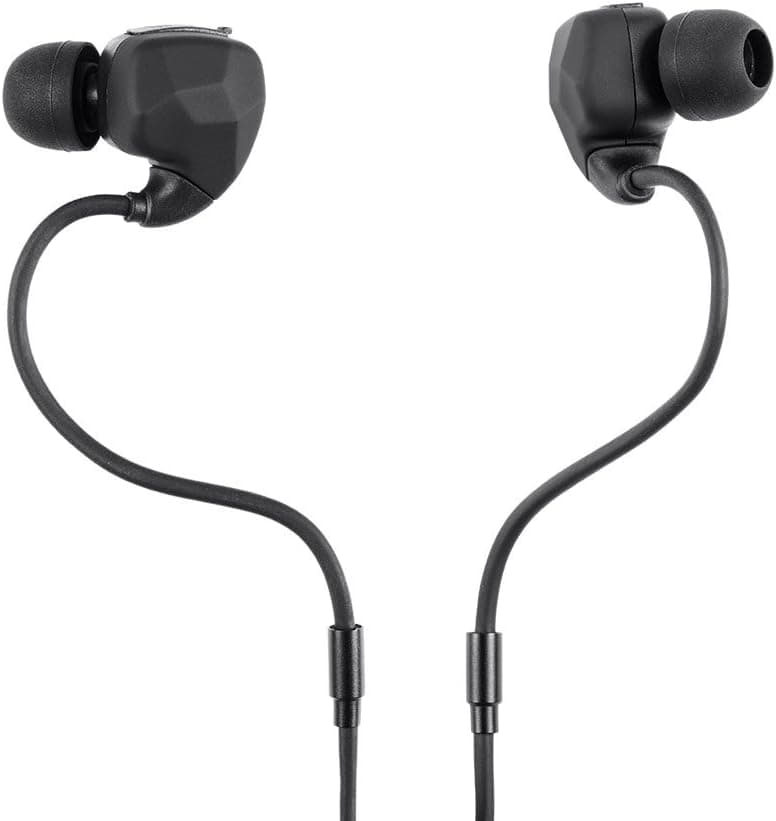 Monoprice Sweatproof Bluetooth Wireless Earbuds Headphones with IPx4 Rated, Memory Wire and Microphone