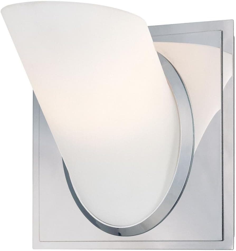 George Kovacs P5941-077 One Light Wall Mount, Chrome Finish