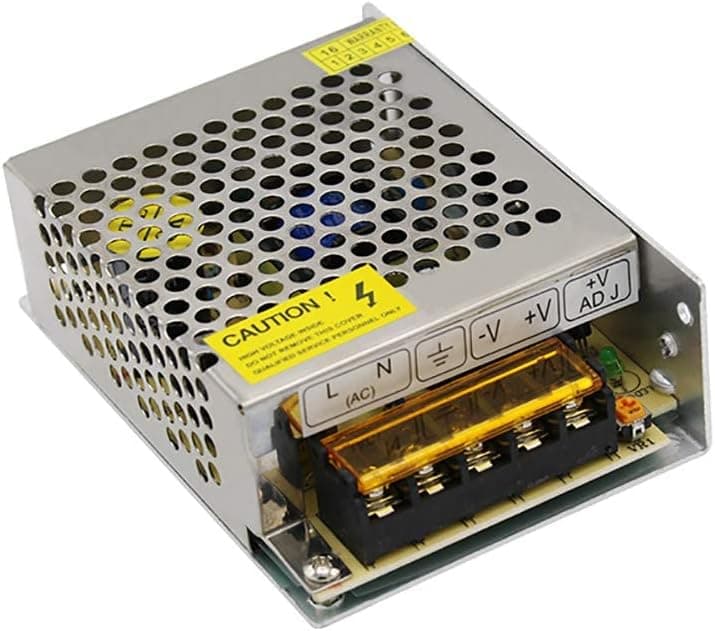 5V 5A Power Supply,25W Universal Regulated Switching Power Converter Adapter Transformer for LED Strip Light,Probe Signal Lamp,CCTV, Radio, Computer Project