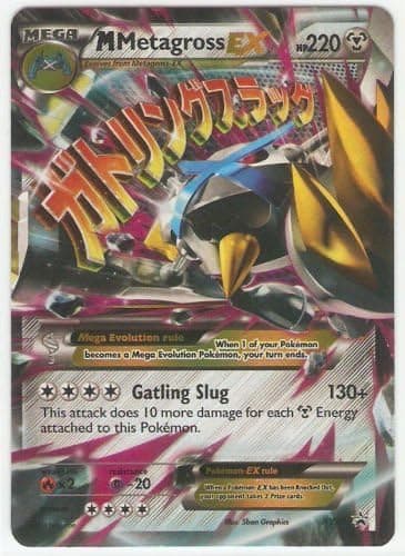 Pokemon - Mega-Metagross-EX (XY35) - XY Black Star Promos - Holo