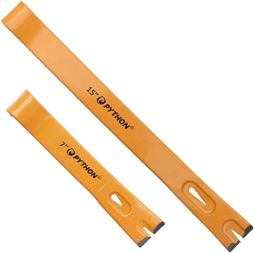 PYTHON Utility Pry Bar 7" and 15" 2 Pcs Set