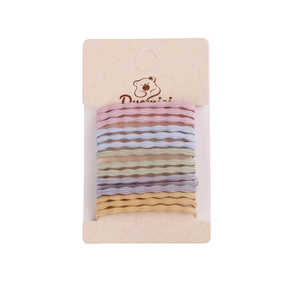 Hair Ties Hair Bands Ponytail Holder Elastic - 15 Count