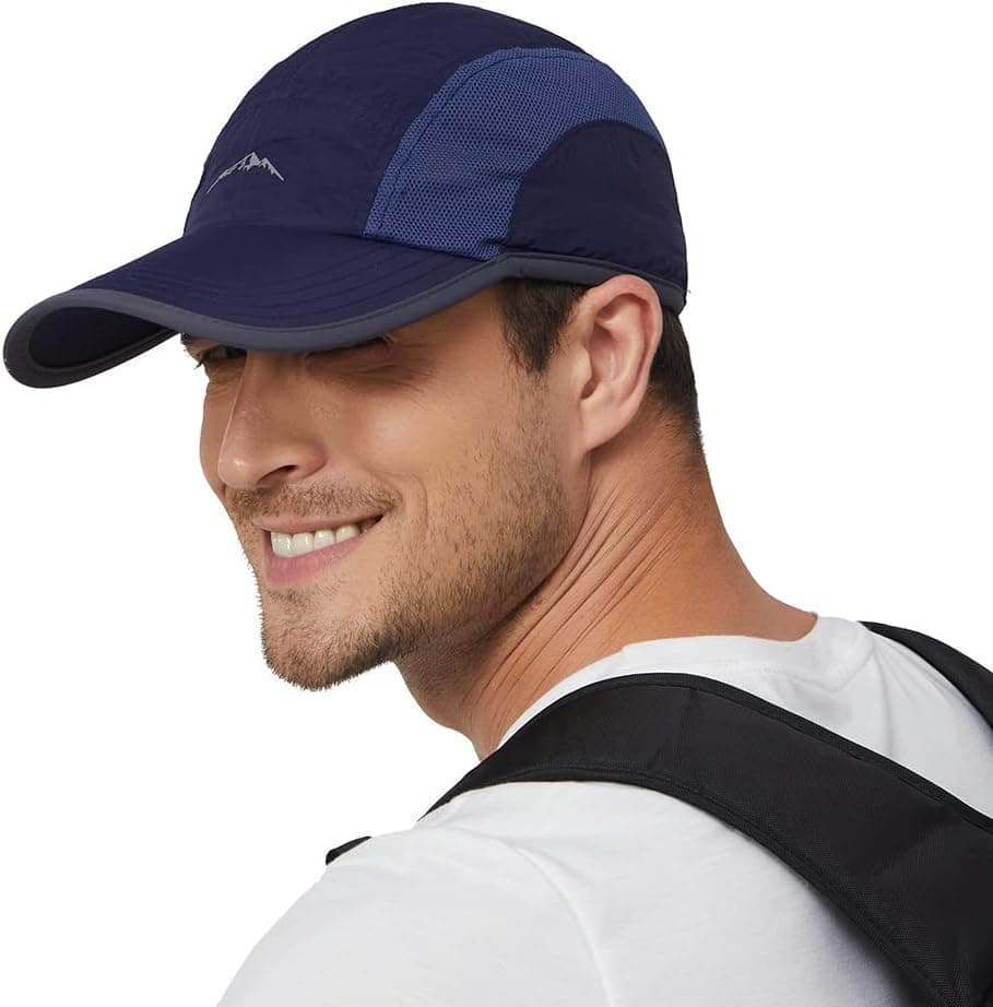 Quick Drying Baseball Cap Sun Hats Mesh Lightweight UV Protection for Outdoor Sports