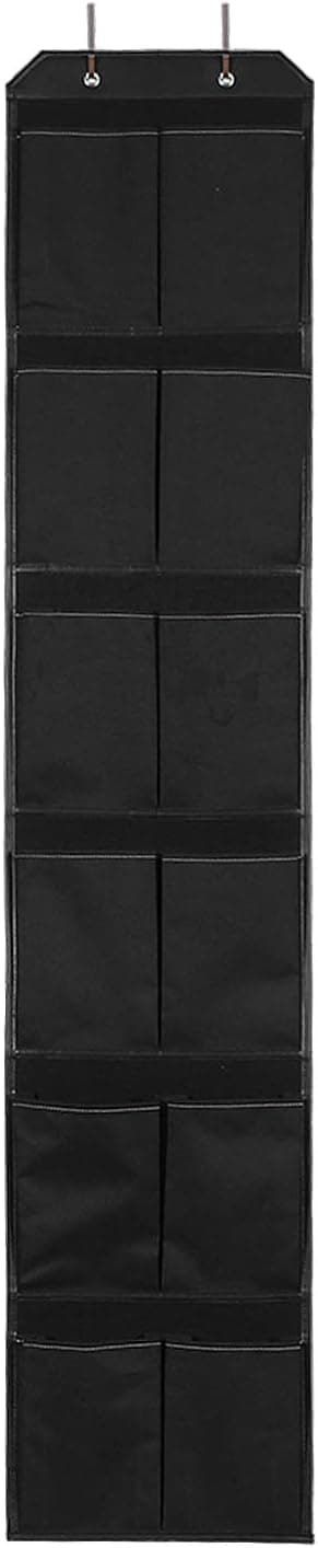 Over The Door Shoe Organizer,Shoe Hanging Bags with 12 Extra Large Pockets for Man Woman Shoes Storage