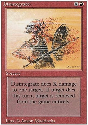 Magic: the Gathering - Disintegrate - Revised Edition