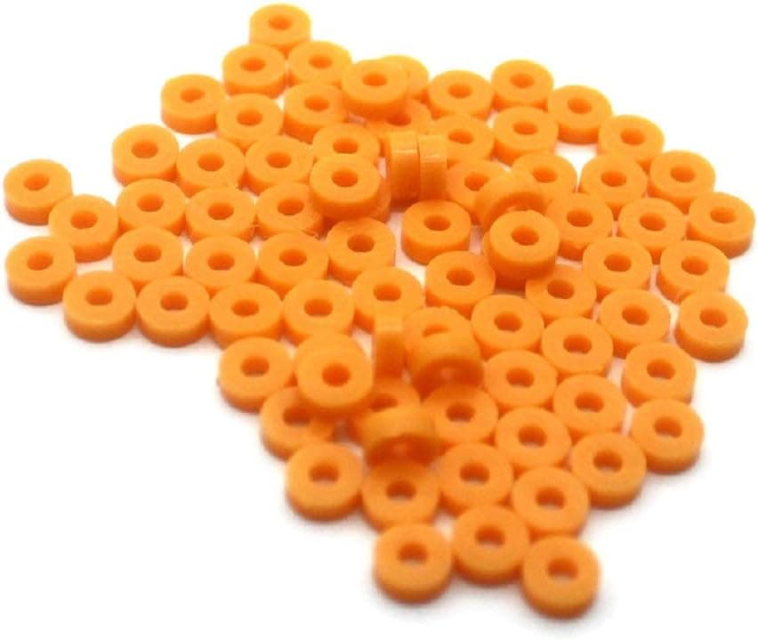 80pcs 2mm Shaft Sleeve Plastic Axle Sleeve DIY Toy Accessories