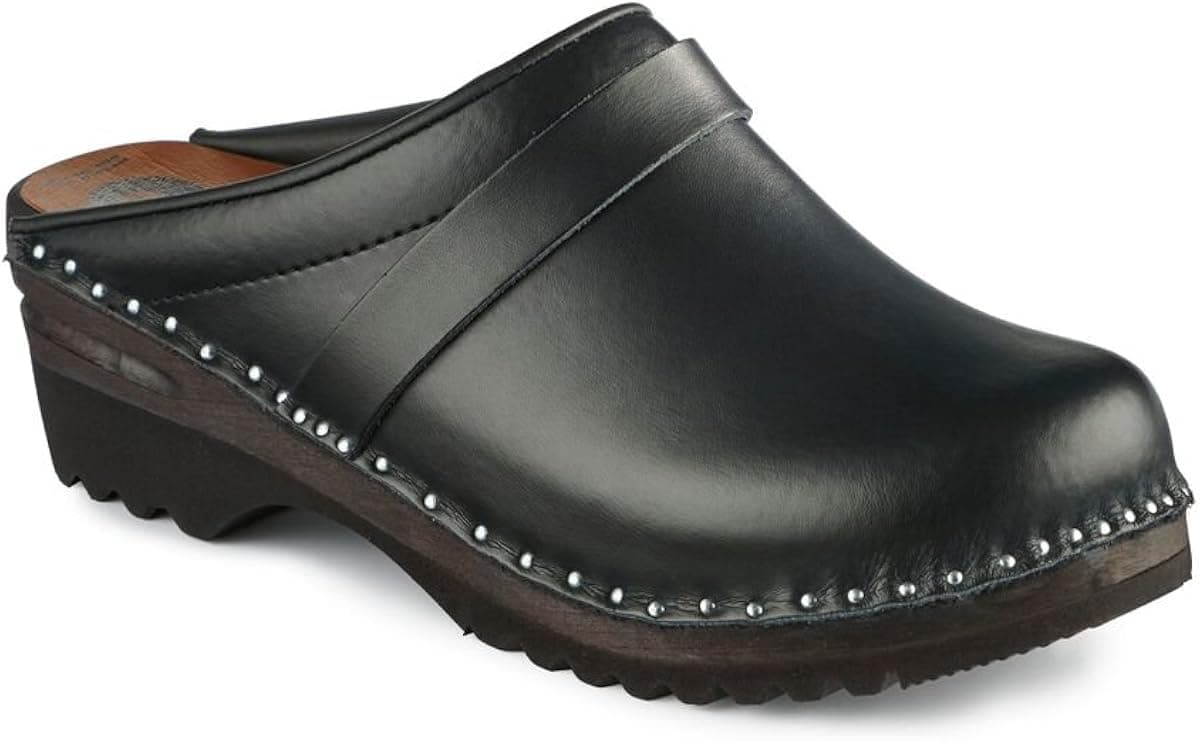 Troentorp Women's 4 Star Traditional Clogs Black 37